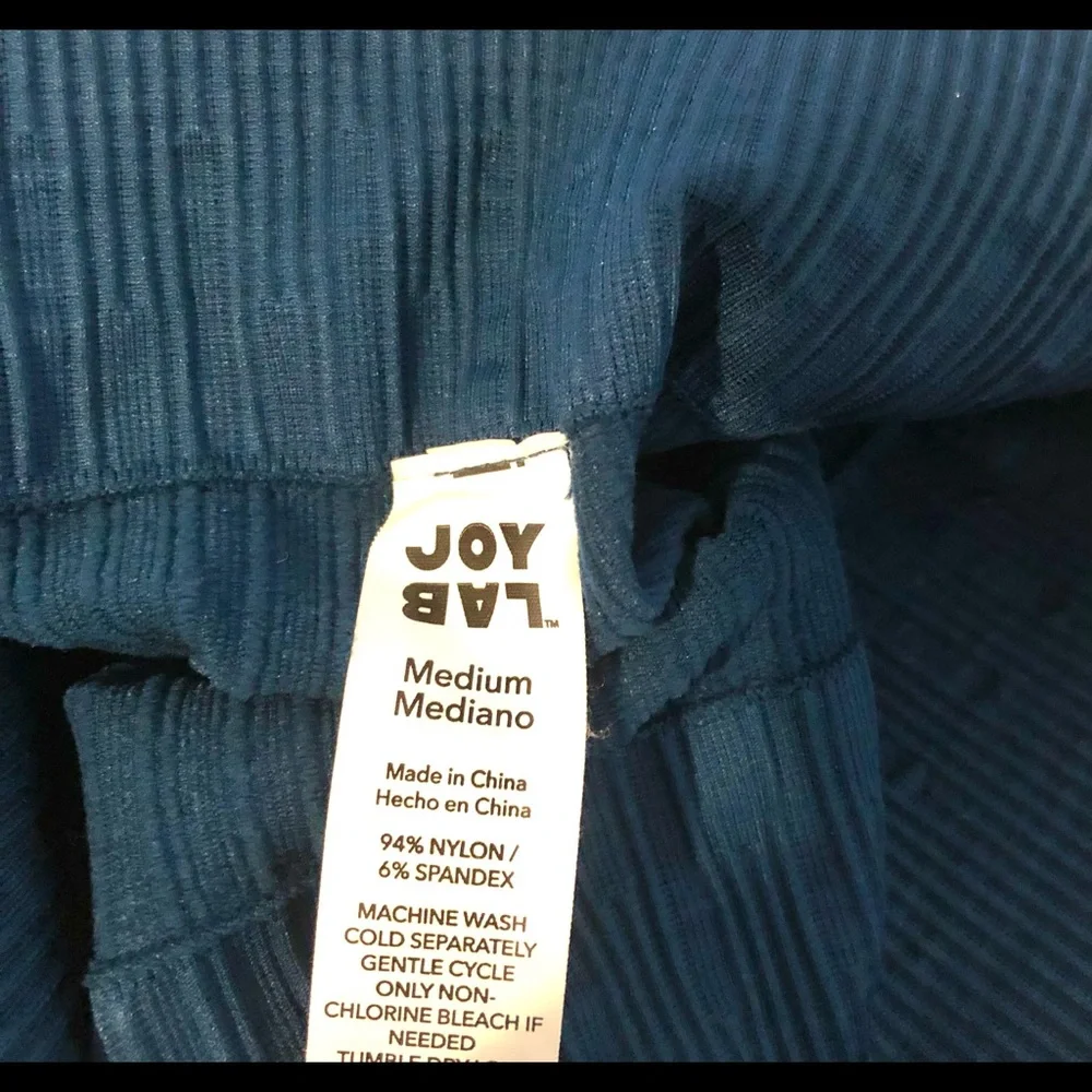 JoyLab teal leggings Size M - Picture 3 of 3